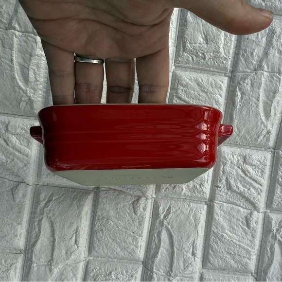 le creuset small square individual casserole dish red - Picture 5 of 10